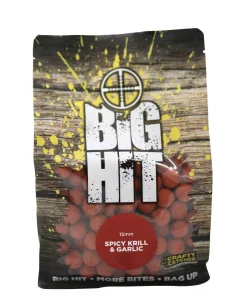 Big Hit Spicy Krill & Garlic Boilies 15mm