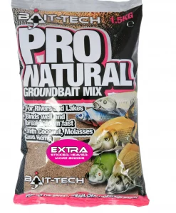 Bait Tech Pro Natural Groundbait River Extra 1.5kg