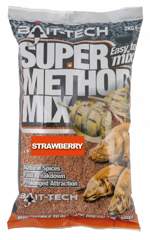 Bait Tech Super Method Mix Strawberry 2kg