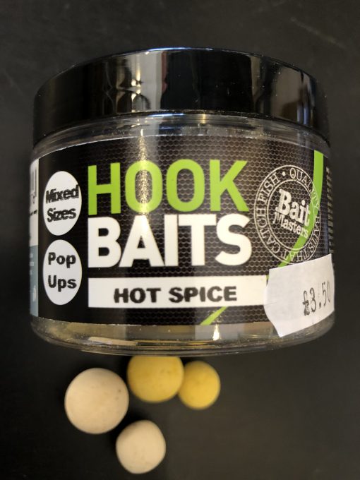 Bait Masters Hot Spice Pop Ups Mixed Sizes