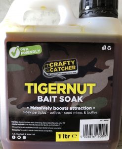 Crafty Catcher Liquid Tigernut Bait Soak 1Ltr