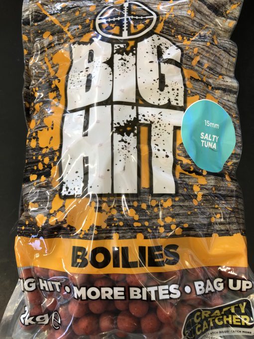 Crafty Catcher Big Hit Salty Tuna Boilies 15mm 2kg